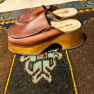 Vintage 90s Candies Wooden Clogs